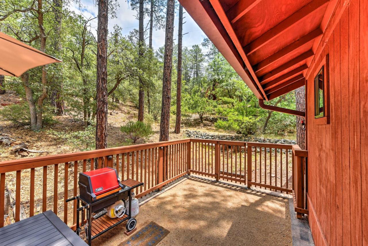 Prescott Cabin With Beautiful Forest Views And Deck! Exteriör bild