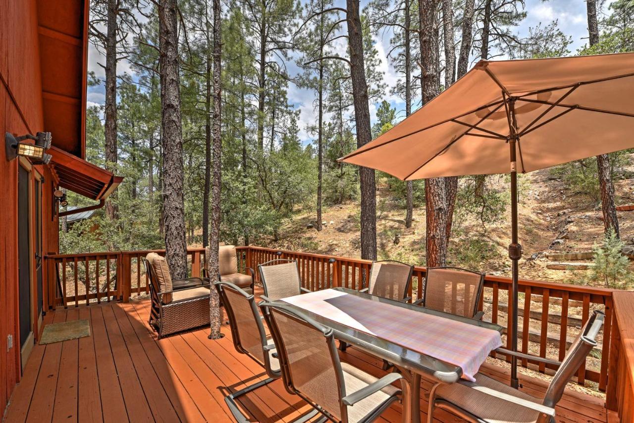 Prescott Cabin With Beautiful Forest Views And Deck! Exteriör bild