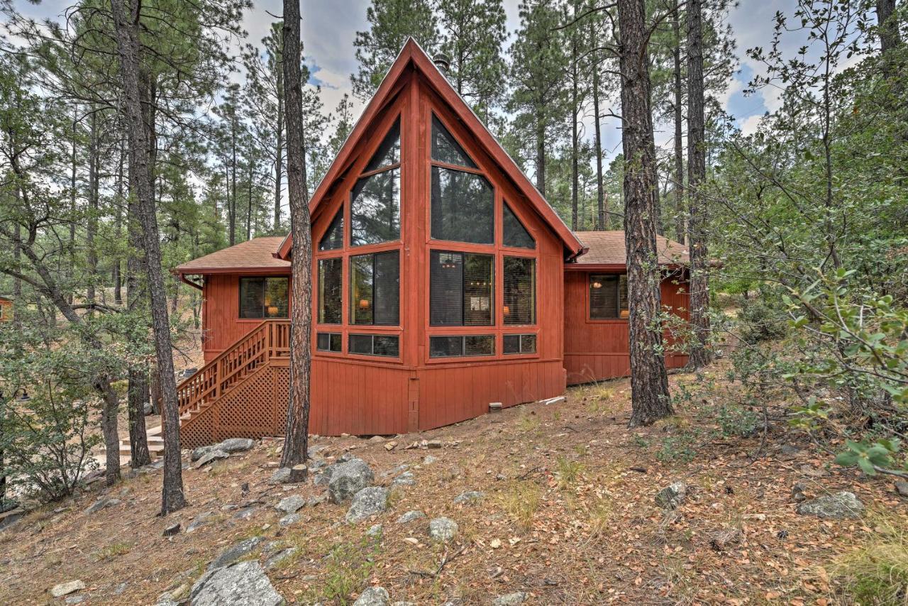 Prescott Cabin With Beautiful Forest Views And Deck! Exteriör bild