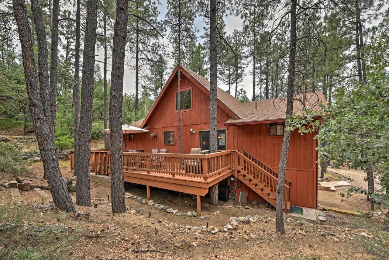 Prescott Cabin With Beautiful Forest Views And Deck! Exteriör bild