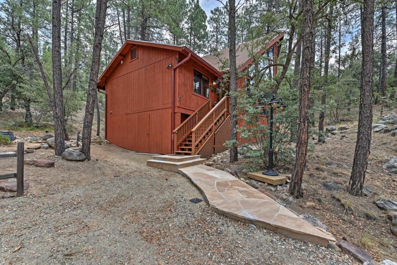 Prescott Cabin With Beautiful Forest Views And Deck! Exteriör bild